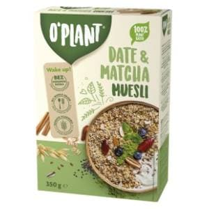 Musli O'PLANT Datulja & matcha 350g slide slika
