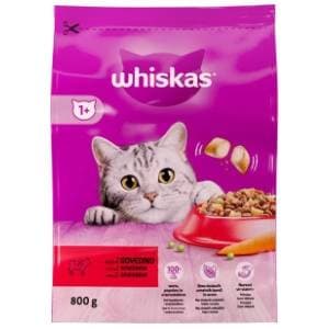 WHISKAS Adult briketi za mačke govedina 800g slide slika