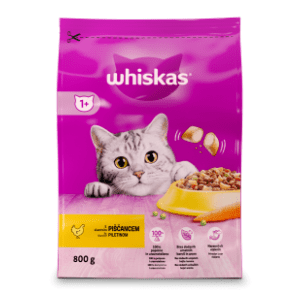 WHISKAS Adult briketi za mačke piletina 800g slide slika