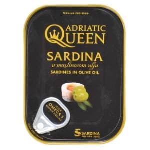 ADRIATIC QUEEN sardina u maslinovom ulju 73,5g slide slika