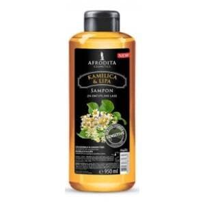 AFRODITA šampon za osjetljivu kosu kamilica & lipa 950ml slide slika