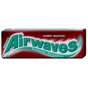 AIRWAVES Wrigley žvakaće gume cherry menthol 14g slide slika