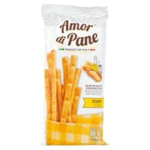AMOR DI PANE Grissini maslinovo ulje i sezam 125g slide slika