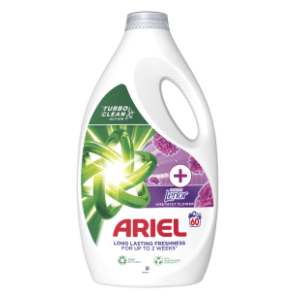 ARIEL Clean expert Lenor tekući deterdžent 60 pranja (3l) slide slika