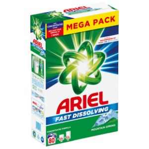 ARIEL Mountain spring deterdžent za rublje 80 pranja (4,4kg) slide slika