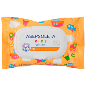 ASEPSOLETA Kids vlažne maramice 20kom slide slika