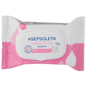 ASEPSOLETA Sensitive vlažne maramice 20kom slide slika