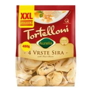 AURELIA Tortelloni svježa tjestenina 4 vrste sira 450g slide slika