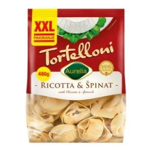 AURELIA Tortelloni svježa tjestenina ricotta & špinat 450g slide slika