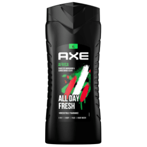 AXE gel za tuširanje Africa 3in1 400ml slide slika