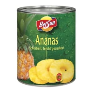 BELSUN kompot ananas kolutići 820g slide slika