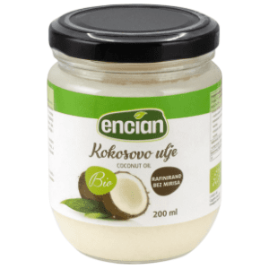 ENCIAN Bio kokosovo ulje bez mirisa, 200ml slide slika