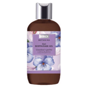 BIOBAZA gel za tuširanje botanika grandma's garden 3in1 250ml slide slika