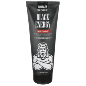 BIOBAZA gel za tuširanje gentle men black energy 2u1 220ml slide slika