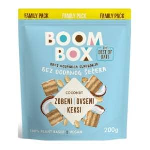 BOOM BOX zobeni keksi s kokosom 200g slide slika