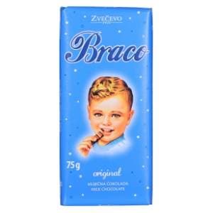 ZVEČEVO Braco mliječna čokolada 75g slide slika
