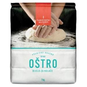 ČAKOVEČKI MLINOVI T-400 oštro pšenično bijelo brašno 1kg slide slika