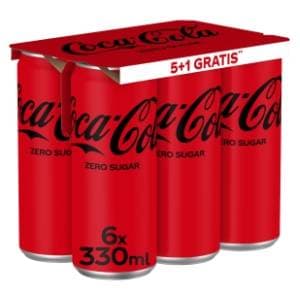COCA COLA Zero multipack 6x330ml 5+1 gratis slide slika