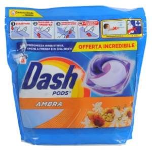 DASH pods Ambra kapsule za rublje 44kom slide slika