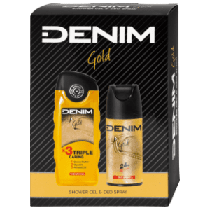 DENIM set Gold (gel za tuširanje i dezodorans) slide slika