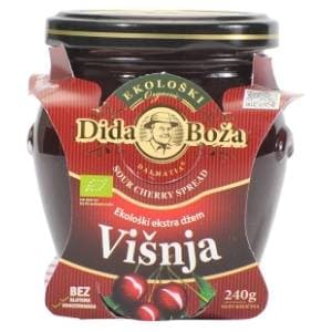 DIDA BOŽA ekološki ekstra džem višnja 240g slide slika