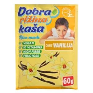DOBRA rižina kaša okus vanilije 60g slide slika