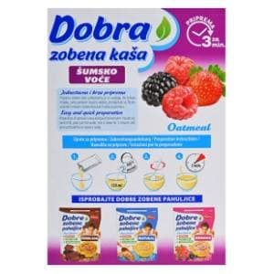 DOBRA zobena kaša šumsko voće 260g slide slika