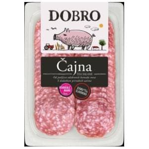 DOBRO čajna kobasica narezak 80g slide slika