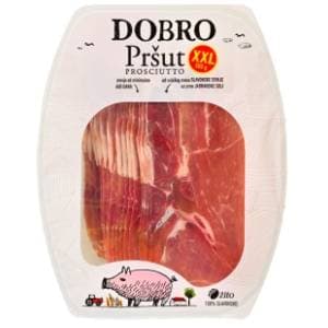 DOBRO Pršut narezak 500g slide slika