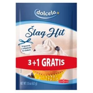 DOLCELA Hit šlag pjena 4x42g 3+1 gratis slide slika