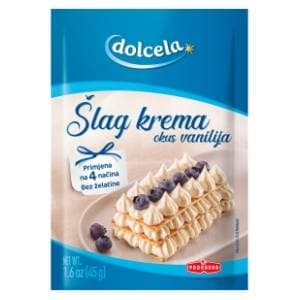 DOLCELA šlag krema okus vanilija 45g slide slika