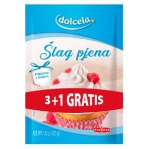DOLCELA šlag pjena 4x42g 3+1 gratis slide slika