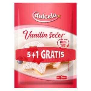 DOLCELA vanilin šećer 6x8g 5+1 gratis slide slika