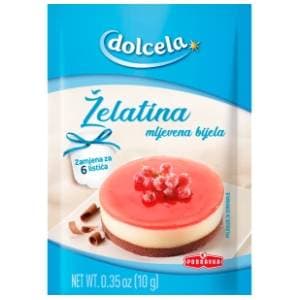 DOLCELA želatina mljevena bijela 10g slide slika