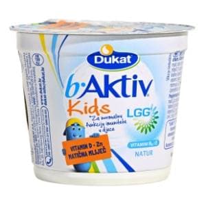 DUKAT B aktiv kids natur jogurt 125g slide slika