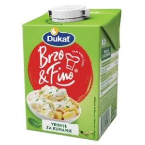 DUKAT Brzo & fino vrhnje za kuhanje 500g slide slika