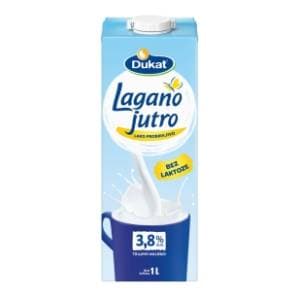 DUKAT Lagano jutro trajno mlijeko bez laktoze 3,8%mm 1l slide slika