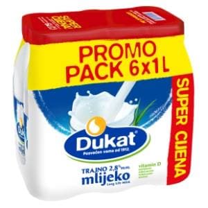 DUKAT trajno mlijeko 2,8%mm 6x1l slide slika