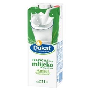 DUKAT trajno mlijeko 0,5%mm 1l slide slika