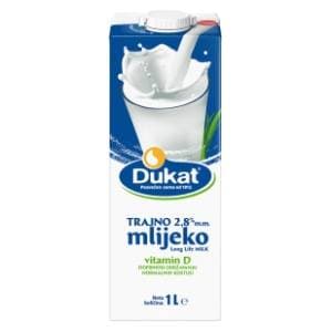 DUKAT trajno mlijeko 2,8%mm 1l slide slika