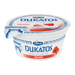 DUKATOS grčki tip jogurta jagoda 150g slide slika