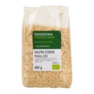 EKOZONA Bio zobene pahuljice krupne 500g slide slika