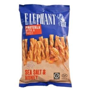 ELEPHANT kreker morska sol i med 70g slide slika