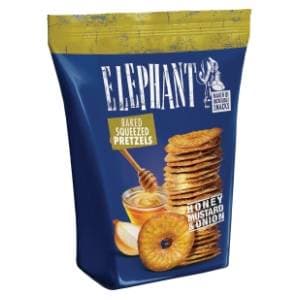 ELEPHANT Krekeri med, senf i luk 70g slide slika