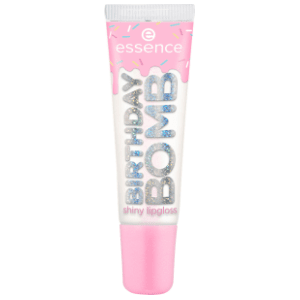 ESSENCE Birthday bomb sjajilo za usne 01 cake my day slide slika