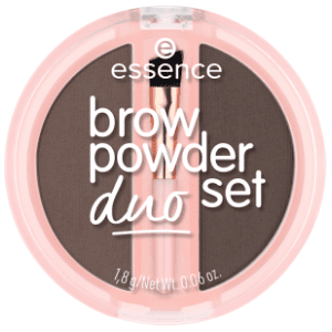 ESSENCE Brow powder duo set za obrve 03 dark slide slika
