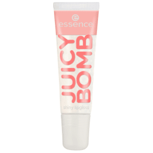 ESSENCE Juicy bomb sjajilo za usne 101 lovely litchi slide slika