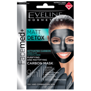 EVELINE Detox maska za čišćenje i matiranje lica 2x5ml slide slika