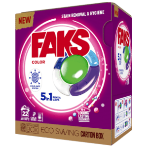 FAKS Color 5in1 kapsule za rublje 22kom slide slika