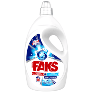 FAKS White & color tekući deterdžent 90 pranja (4,5l) slide slika